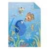 Disney Finding Nemo Aqua, Orange, And Green Let's Explore 4 Piece Toddler Bed Set