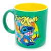 Silver Buffalo Disney Lilo & Stitch "Fun Mom" Ceramic Mug | Holds 20 Ounces
