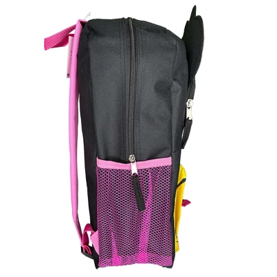 Disney Minnie Mouse Front Body 16" Backpack With 3D 3 Zipper Pockets 2 Disney Minnie Mouse Front Body 16" Backpack With 3D 3 Zipper Pockets - Image 2