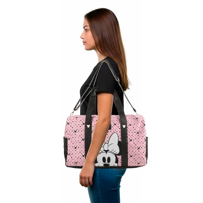 Disney Minnie Mouse Peek-A-Boo Minnie Pink 20” Duffel Bag 5 Disney Minnie Mouse Peek-A-Boo Minnie Pink 20” Duffel Bag - Image 5