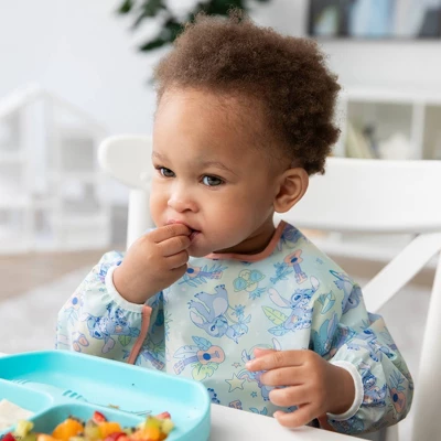 Bumkins Disney Longsleeve Bibs - Aloha Stich 3 Bumkins Disney Longsleeve Bibs - Aloha Stich - Image 3