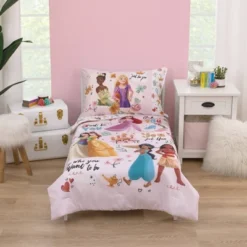 4pc Toddler Disney Princess Just Be You Bed Set - Pink -Disney Sales Store GUEST 04b2fa46 ecb7 48ed bb9d b8ffd48d37dc