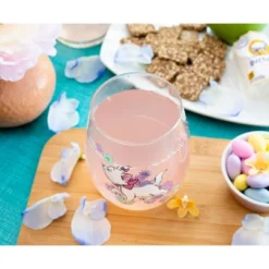 Silver Buffalo Disney The Aristocats Marie Walking Teardrop Stemless Wine Glass | Holds 20 Ounces -Disney Sales Store GUEST 05dac898 9744 41c6 bfde 0775602c73c4