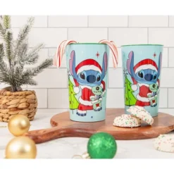 Silver Buffalo Disney Lilo & Stitch Santa Stitch 4-Piece Plastic Cup Set | Each Holds 22 Ounces 13 Silver Buffalo Disney Lilo & Stitch Santa Stitch 4-Piece Plastic Cup Set | Each Holds 22 Ounces -Disney Sales Store GUEST 06a4a5e7 9bc8 41d0 a313 bbe47469b221