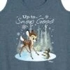 Women's - Disney - Christmas - Up To Snow Good Graphic Racerback Tank