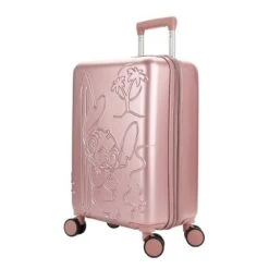 Disney Stitch With Surfboard Light Purple 22" Rolling Luggage