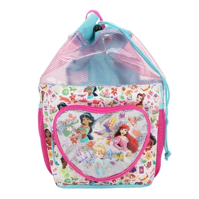 Disney Princess 3-Piece Youth Beach Backpack Set With Water Bottle 1 Disney Princess 3-Piece Youth Beach Backpack Set With Water Bottle