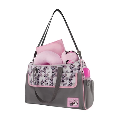 Disney Minnie Mouse Diaper Tote Bag - Gray 3 Disney Minnie Mouse Diaper Tote Bag - Gray - Image 3