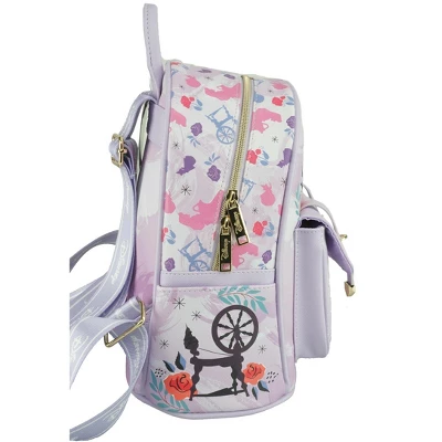 Disney Sleeping Beauty Wondapop 11" Vegan Leather Mini Backpack 2 Disney Sleeping Beauty Wondapop 11" Vegan Leather Mini Backpack - Image 2