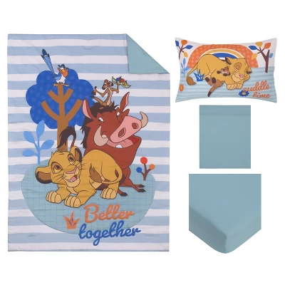 Disney The Lion King Blue, Tan, And Orange, Better Together 4 Piece Toddler Bed Set 7 Disney The Lion King Blue, Tan, And Orange, Better Together 4 Piece Toddler Bed Set - Image 7