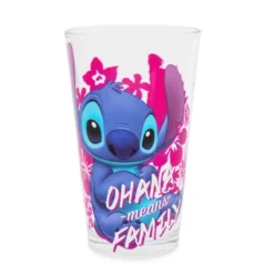 Silver Buffalo Disney Lilo & Stitch "Ohana Means Family" Pint Glass | Holds 16 Ounces -Disney Sales Store GUEST 0fc2e372 c7fe 4f8c 88b5 7c7b97ffe85b