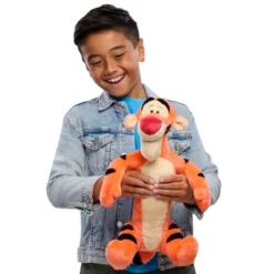 Disney Tigger Plush: Stuffed Animal Polyester Toy, Character Theme Tiger