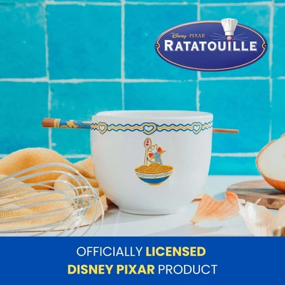 Silver Buffalo Disney Pixar Ratatouille 20-Ounce Ceramic Ramen Bowl And Chopstick Set 8 Silver Buffalo Disney Pixar Ratatouille 20-Ounce Ceramic Ramen Bowl And Chopstick Set - Image 8