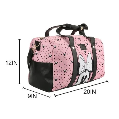 Disney Minnie Mouse Peek-A-Boo Minnie Pink 20” Duffel Bag 3 Disney Minnie Mouse Peek-A-Boo Minnie Pink 20” Duffel Bag - Image 3