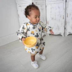 Disney Mickey Mouse Water-Resistant Polyester Long-Sleeve Coverall Bib 16 Disney Mickey Mouse Water-Resistant Polyester Long-Sleeve Coverall Bib -Disney Sales Store GUEST 15fbdb3c cd79 4758 8009 cac7d63bf798