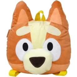 Disney Fast Forward Bluey Bingo Head Plush Shaped Backpack 10 X 13, Orange For Kids -Disney Sales Store GUEST 16f5fa94 240a 4c2f 98c5 7f647de3f071