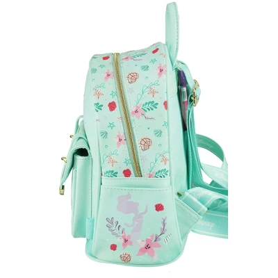 Disney The Little Mermaid Wondapop 11" Vegan Leather Mini Backpack 6 Disney The Little Mermaid Wondapop 11" Vegan Leather Mini Backpack - Image 6