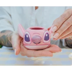 Silver Buffalo Disney Lilo & Stitch Angel Sculpted Ceramic Mini Mug | Holds 3 Ounces -Disney Sales Store GUEST 18415c72 d475 45e9 b8c9 f855a001c9da