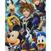 Disney Northwest Kingdom Hearts, Ready For The Road, 48" X 60" Throw, Woven Tapestry Blanket