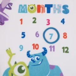 NoJo Disney Monsters, Inc. White, Blue, And Green, New Scarer Recruit Super Soft Photo Op Milestone Baby Blanket 8 NoJo Disney Monsters, Inc. White, Blue, And Green, New Scarer Recruit Super Soft Photo Op Milestone Baby Blanket -Disney Sales Store GUEST 1ae74351 050c 4edb b4d9 2af2960e9673