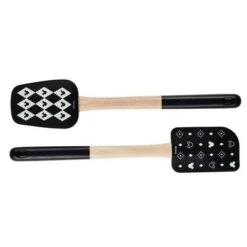 Disney Home Monochrome 2pc Spatula And Spoonula Set Black: Silicone Kitchen Utensils For Adults, Disney Kitchen Collection -Disney Sales Store GUEST 1cedd5ad aea0 4a37 a6df a1bae6fe95bc