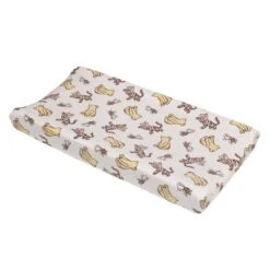 NoJo Disney Classic Pooh Hunny Fun With Piglet And Tigger White And Taupe Super Soft Changing Pad Cover -Disney Sales Store GUEST 1d7bf1dc 50af 46a3 917f ed8d30e74f89