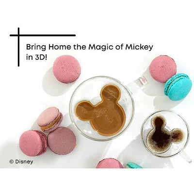 JoyJolt Disney Mickey Mouse 3D Espresso Cups - Set Of 2 Double Wall Glass Coffee Cups - 5.4 Oz 7 JoyJolt Disney Mickey Mouse 3D Espresso Cups - Set Of 2 Double Wall Glass Coffee Cups - 5.4 Oz - Image 7