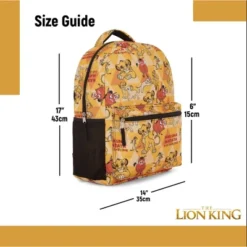 Disney's The Lion King Kids Backpack - Hakuna Matata Adventure - Simba, Mufasa, Scar, Timon, And Pumbaa, Yellow -Disney Sales Store GUEST 1f21b310 5770 478e be2a 03be63901aad