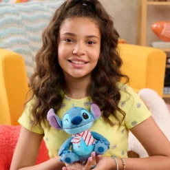 Disney Stitch Holiday Plush Small: Polyester Character Stuffed Toy