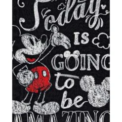 Disney's Mickey Mouse, "Amazing Day" Woven Tapestry Throw Blanket, 48" X 60", Multi Color