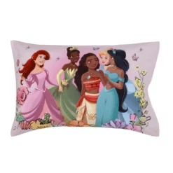 Disney Princesses Courage And Kindness Pink, Blue, And White 4 Piece Toddler Bed Set -Disney Sales Store GUEST 26475e1f 84b1 41e6 a0f3 eeae2a74da49