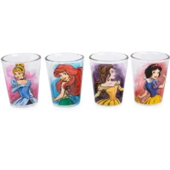 Silver Buffalo Disney Princess Portraits 2-Ounce Mini Shot Glasses | Set Of 4 -Disney Sales Store GUEST 276eccde bec1 41d7 8479 f57a088eb101