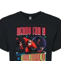 Women's - Disney - Ready For A Super Christmas Cropped Graphic T-Shirt