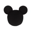 Disney Mickey Mouse Shaped Wall Decor - Black Plush - 3pc