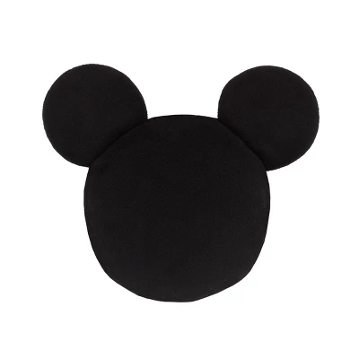 Disney Mickey Mouse Shaped Wall Decor - Black Plush - 3pc 1 Disney Mickey Mouse Shaped Wall Decor - Black Plush - 3pc