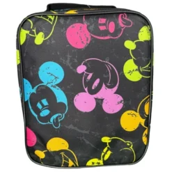Disney Mickey Mouse Neon Print All Over Lunch Bag Ages 3+