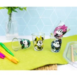 Silver Buffalo Disney Mickey And Minnie Mouse Color Portraits Mini Shot Glasses | Set Of 4 -Disney Sales Store GUEST 2baf0be2 0778 4ba5 9d97 5e8e82df0f6d