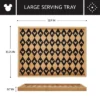 Disney Home Monochrome Large Bamboo Serving Tray
