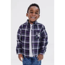 Disney Flannel Button Down Dress Shirt Toddler