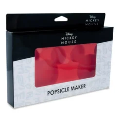 Silver Buffalo Disney Mickey Mouse 2-Piece Silicone Popsicle Mold Maker Set