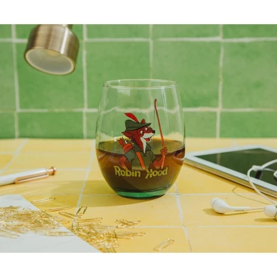 Silver Buffalo Disney Robin Hood Stemless Wine Glass | Holds 20 Ounces 6 Silver Buffalo Disney Robin Hood Stemless Wine Glass | Holds 20 Ounces - Image 6