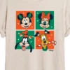 Women's - Disney - Mickey And Friends Christmas Oversized Graphic T-Shirt