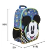 Disney Mickey Mouse 14" Toddler Kid's Backpack For School And Travel