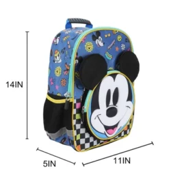 Disney Mickey Mouse 14" Toddler Kid's Backpack For School And Travel