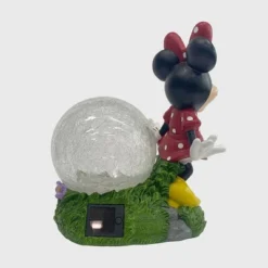 Disney 10.63" Fiberglass/Polyester Minnie Solar Garden Statue With Crackle Glass Ball -Disney Sales Store GUEST 326acd5d 3575 4fdc 9547 6c8fcdd1ada5
