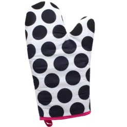 Disney Minnie Mouse Polka Dot Geo Glam Oven Mitt