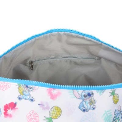 Disney Stitch Tropical Watercolor Print White 18" Duffle Bag 6 Disney Stitch Tropical Watercolor Print White 18" Duffle Bag - Image 6
