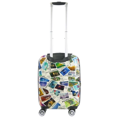 DISNEY Ful Disney 100 Years Stamps ABS Hard-sided Spinner 22" Luggage 2 DISNEY Ful Disney 100 Years Stamps ABS Hard-sided Spinner 22" Luggage - Image 2