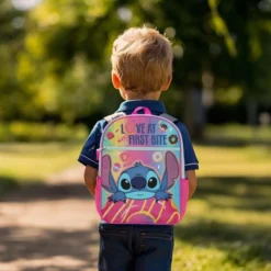 Bioworld Disney Stitch Love At First Bite 16 Inch Backpack -Disney Sales Store GUEST 3b402216 fe69 42e1 b97d 268049b46363