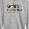 Boys' - Disney - Mickey Mouse Merry Christmas Icons Long Sleeve Graphic T-Shirt